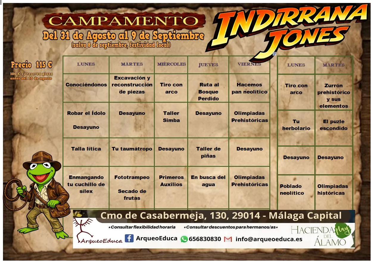 CSEP2026-WEBP Publicitar campamento infantil de semana blanca en Málaga