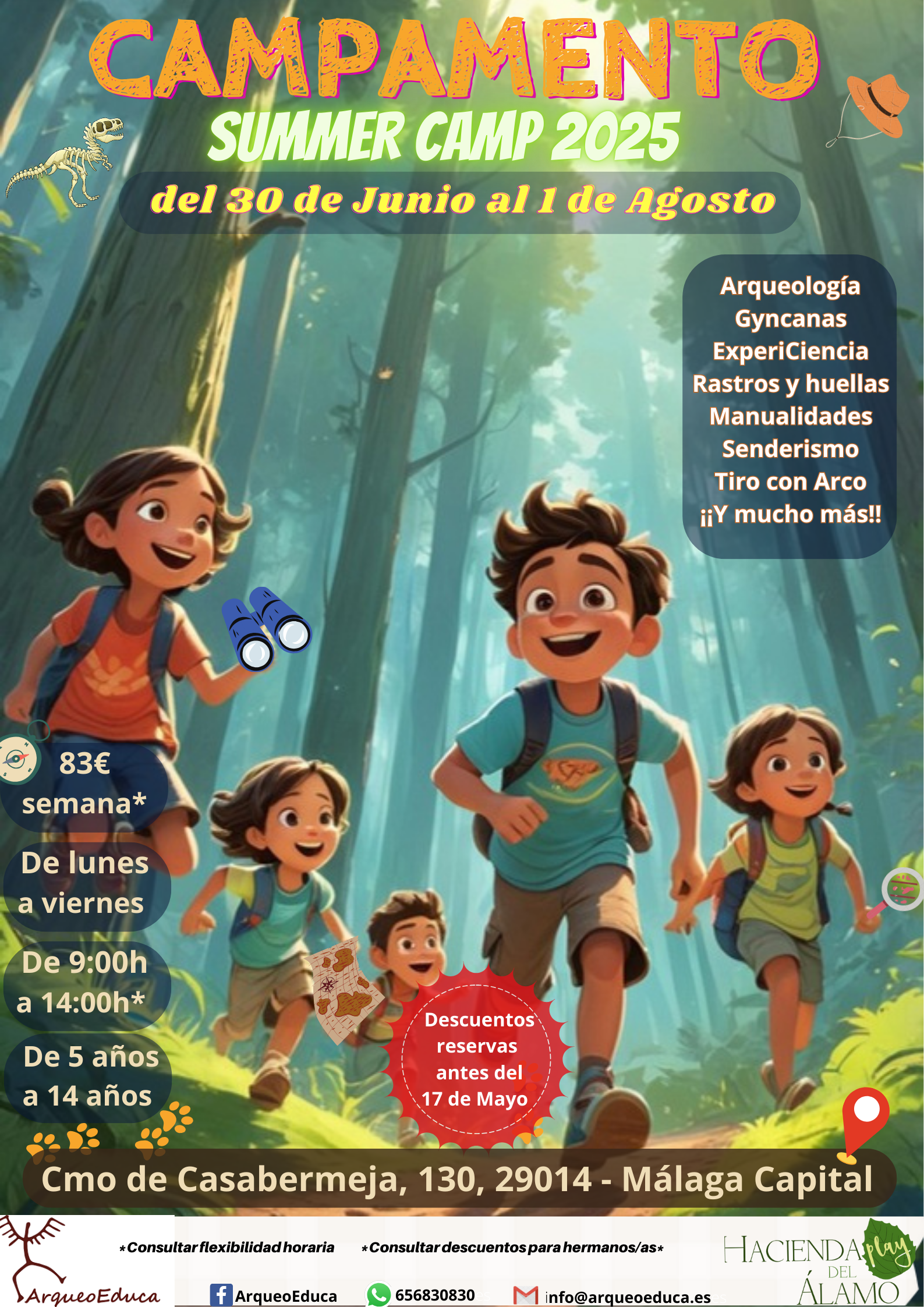 CopiaW campamento de semana blanca para niños en málaga